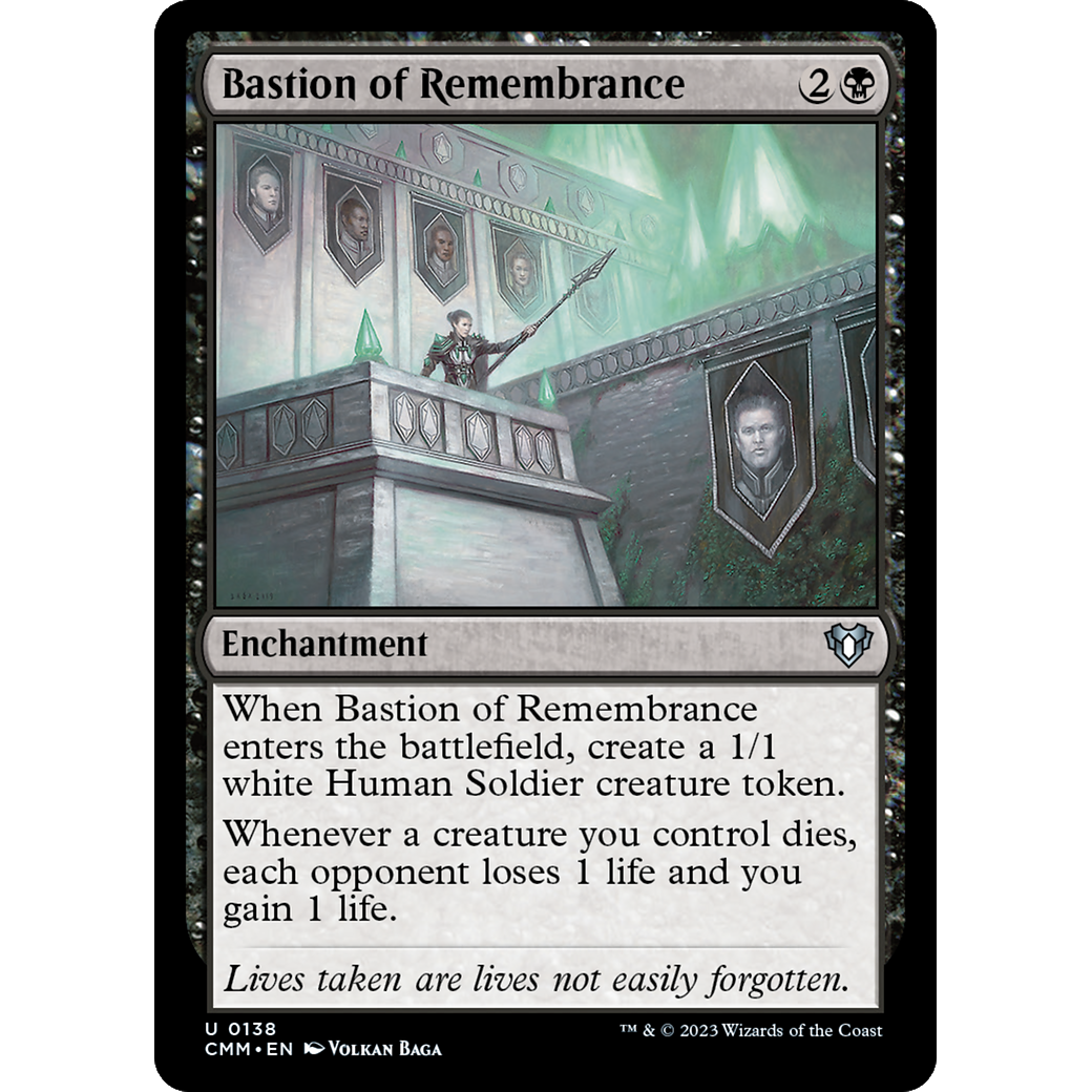 Bastion of Remembrance (CMM-138) - Commander Masters Foil