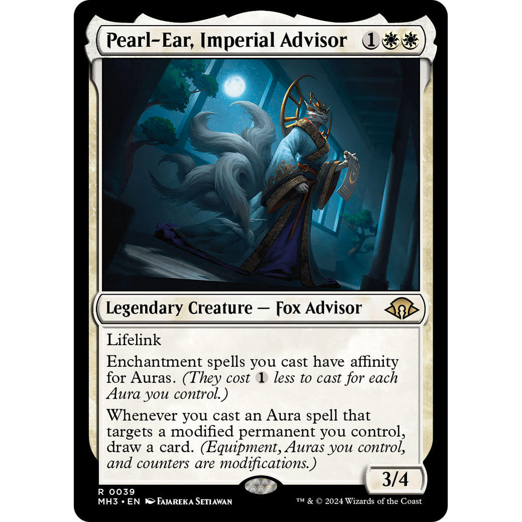 Pearl-Ear, Imperial Advisor (MH3-039) - Modern Horizons 3 Foil