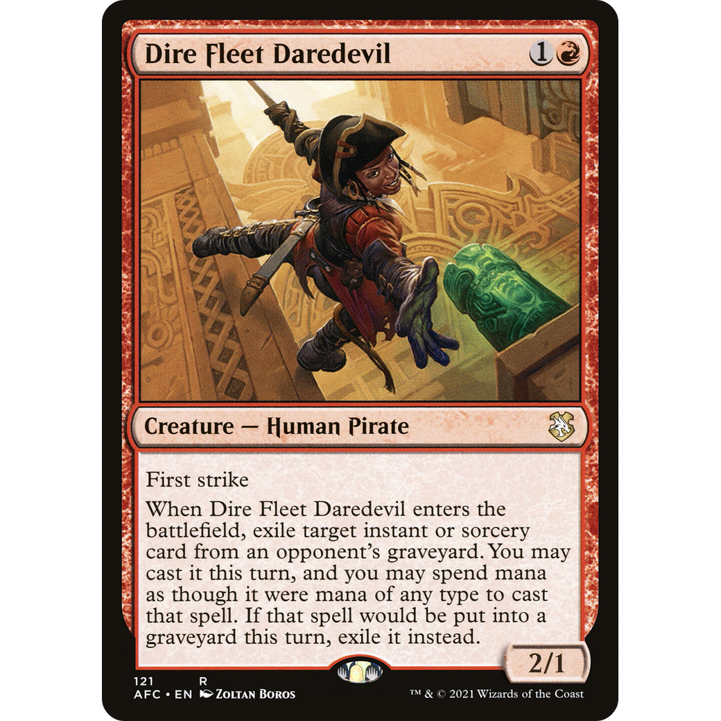 Dire Fleet Daredevil (AFC-121) - Forgotten Realms Commander