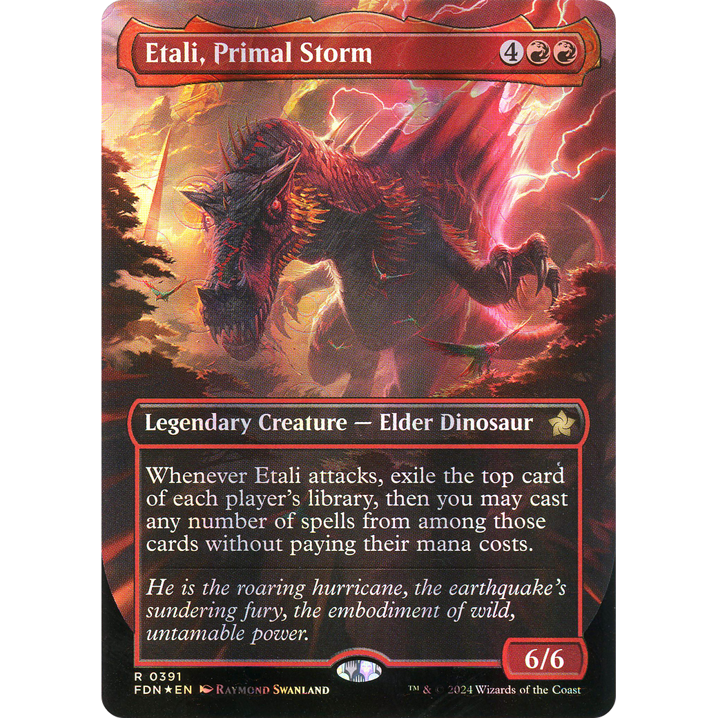 Etali, Primal Storm (FDN-391) - Foundations (Borderless) Foil