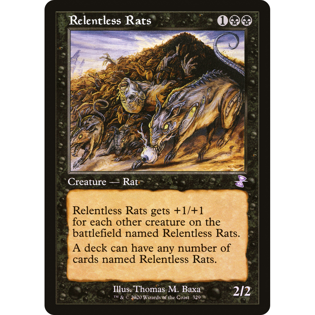 Relentless Rats (TSR-329) - Time Spiral Remastered Foil
