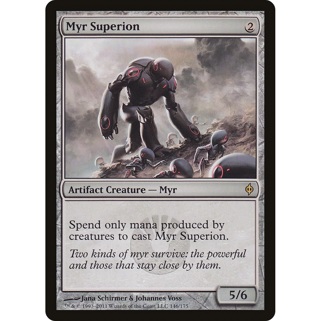 Myr Superion (NPH-146) - New Phyrexia Foil