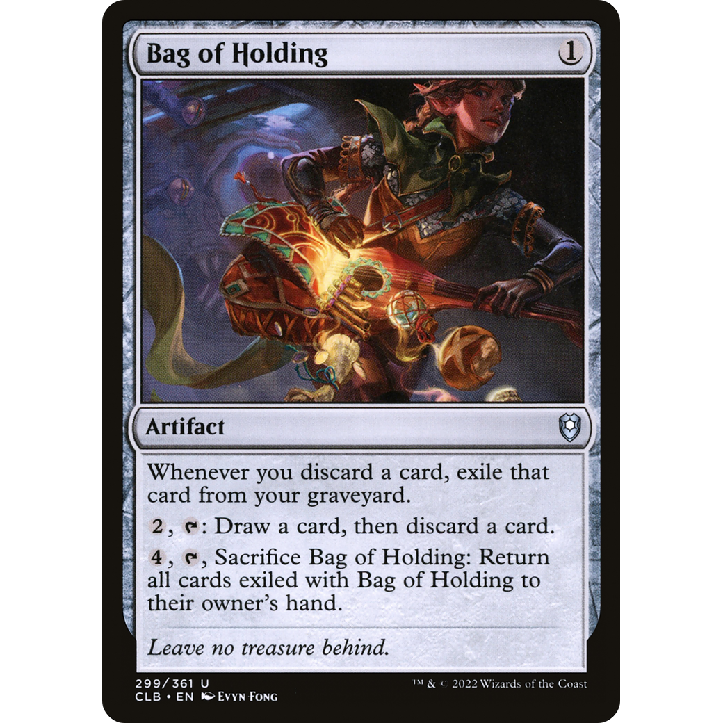 Bag of Holding (CLB-299) - Commander Legends: Battle for Baldur's Gate Foil
