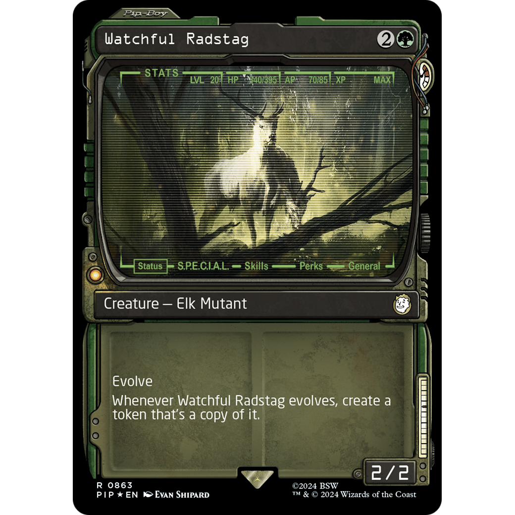Watchful Radstag (PIP-863) - Fallout: (Showcase) Foil