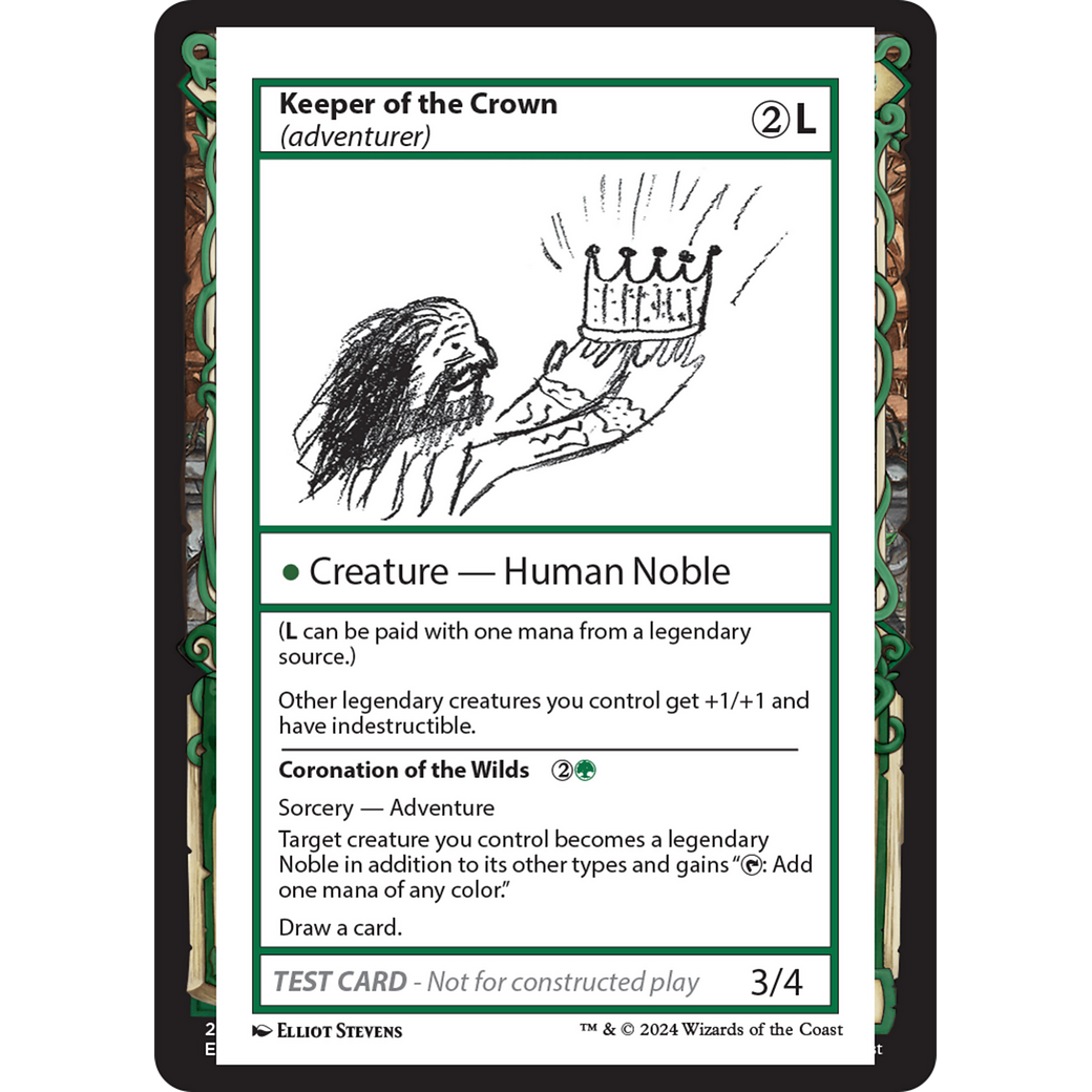 Keeper of the Crown (adventurer) (MB2PC-) - Mystery Booster 2