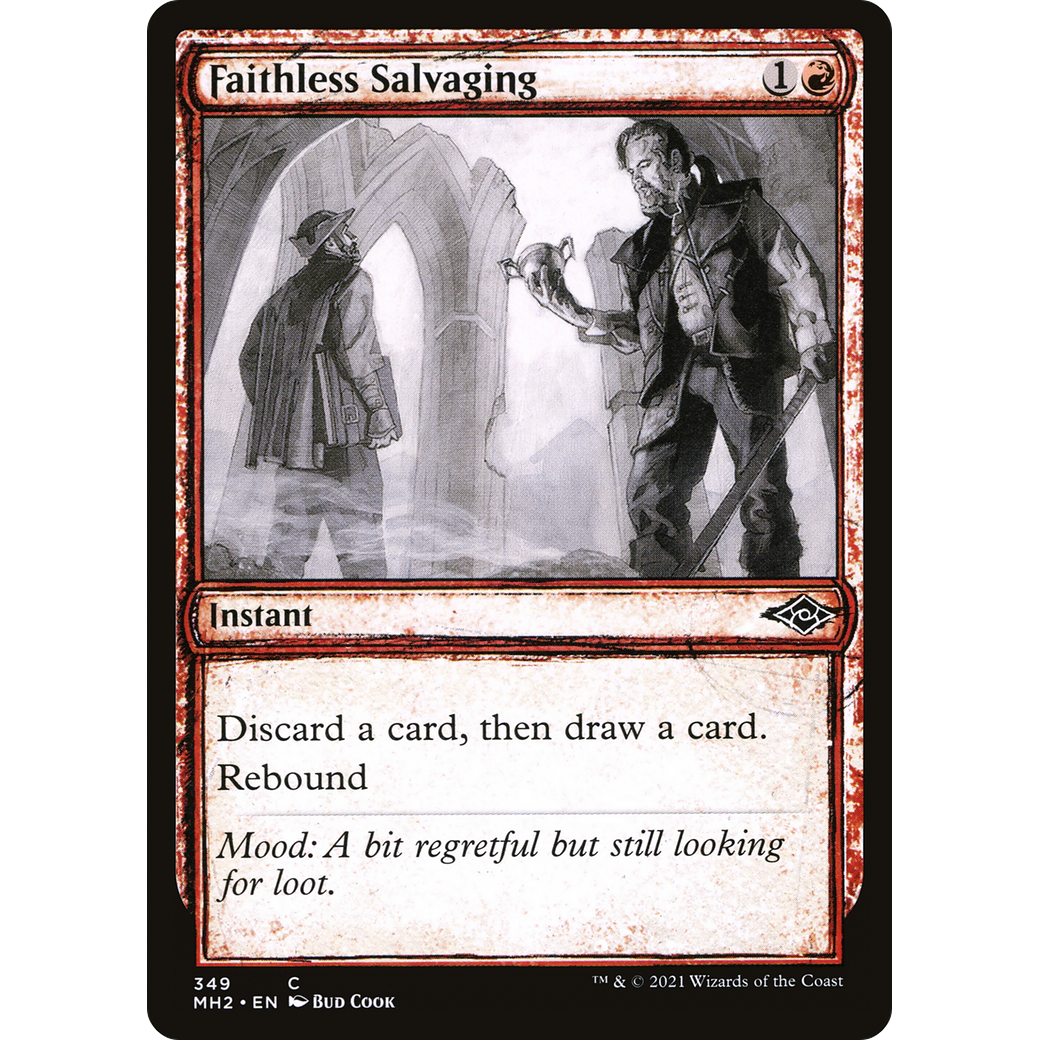 Faithless Salvaging (Showcase) (MH2-349) - Modern Horizons 2: (Showcase) Foil