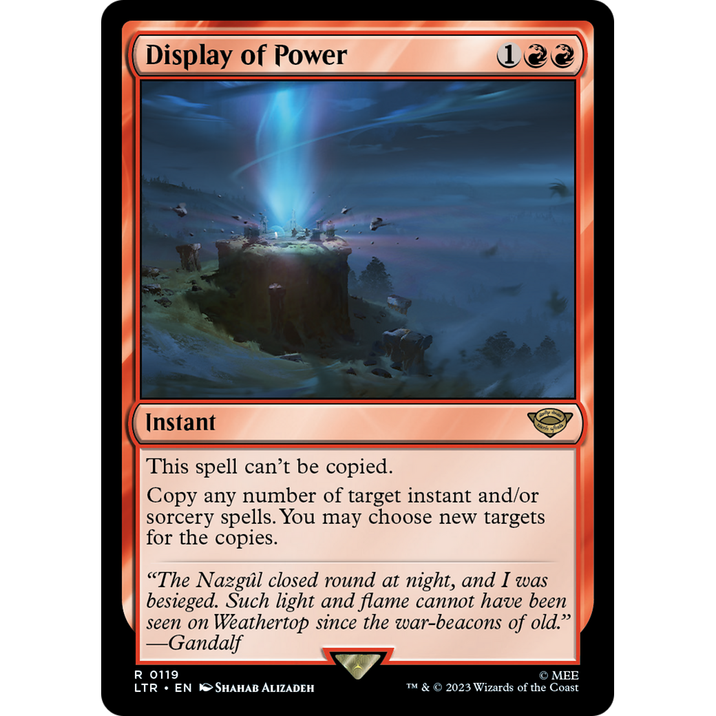 Display of Power (LTR-119) - The Lord of the Rings: Tales of Middle-earth