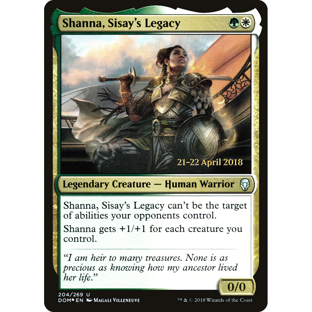 Shanna, Sisay's Legacy (PRE-204) - Dominaria Promos Foil