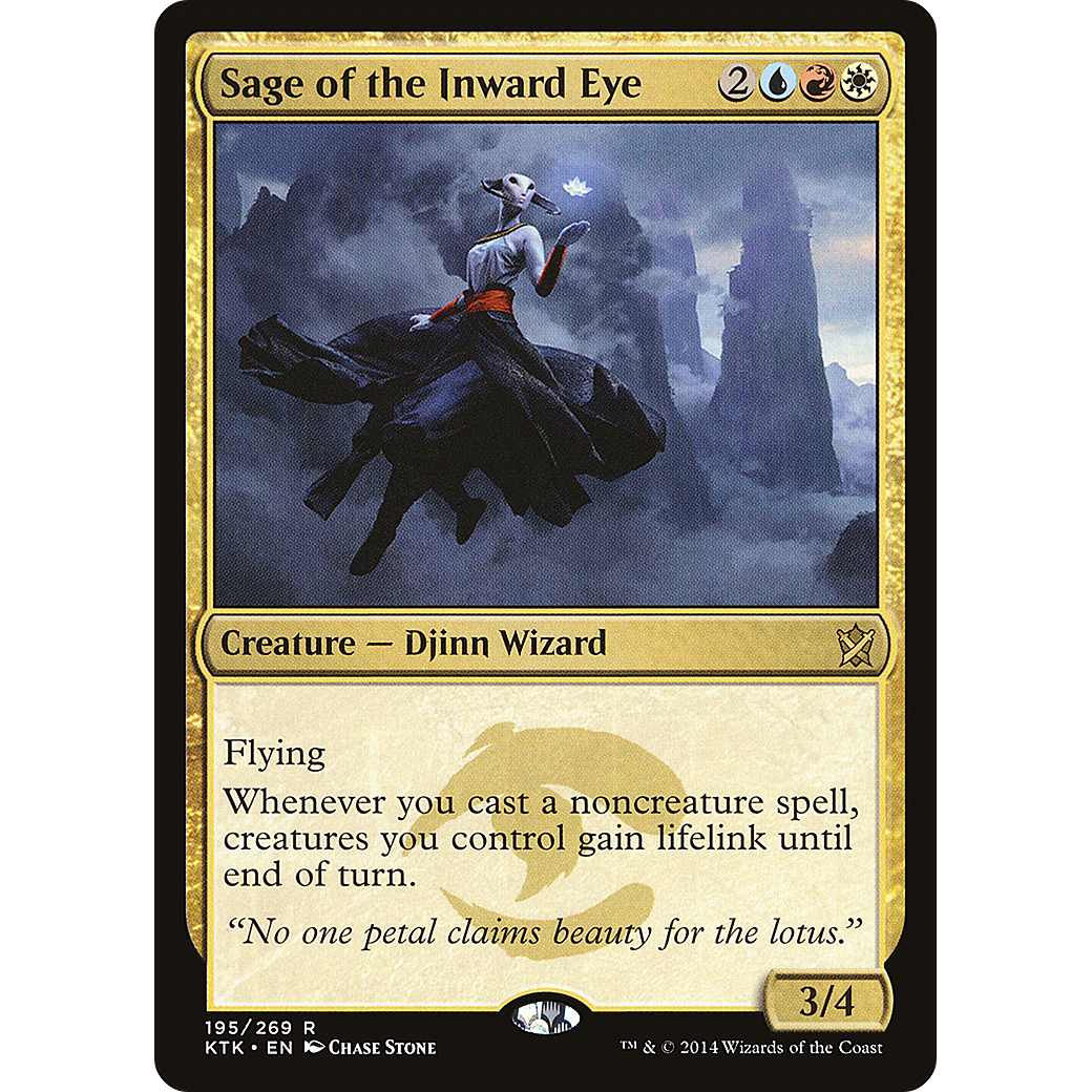 Sage of the Inward Eye (KTK-195) - Khans of Tarkir