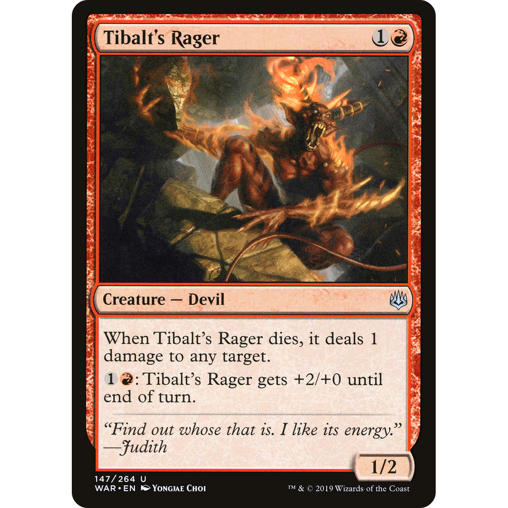 Tibalt's Rager (WAR-147) - War of the Spark