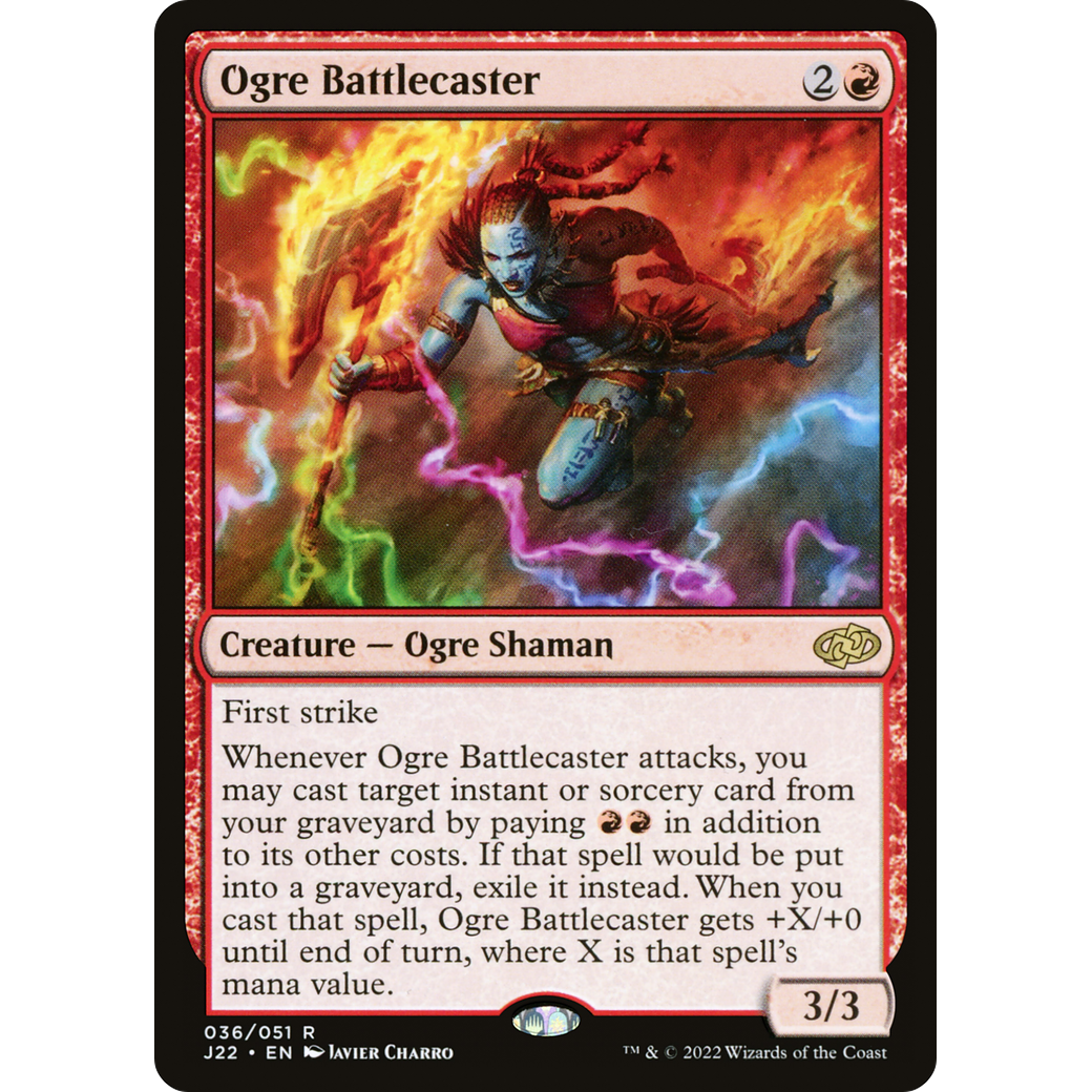 Ogre Battlecaster (J22-036) - Jumpstart 2022