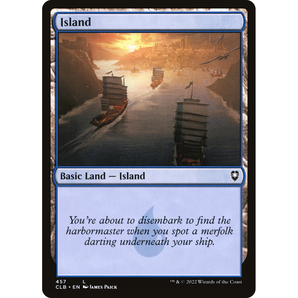 Island (CLB-457) - Commander Legends: Battle for Baldur's Gate