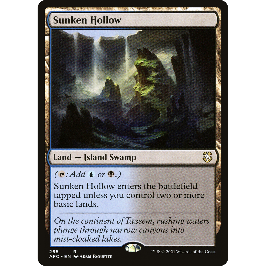 Sunken Hollow (AFC-265) - Forgotten Realms Commander