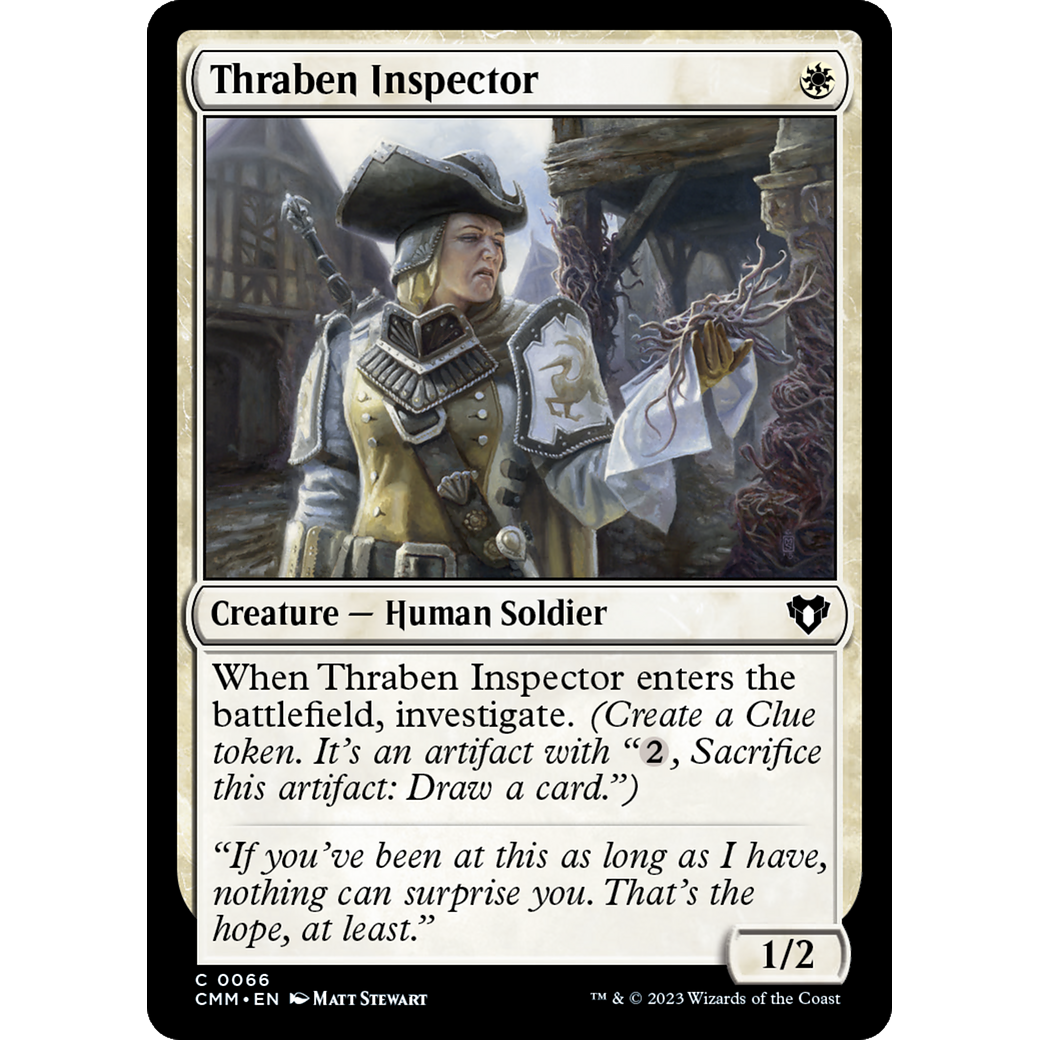 Thraben Inspector (CMM-066) - Commander Masters Foil