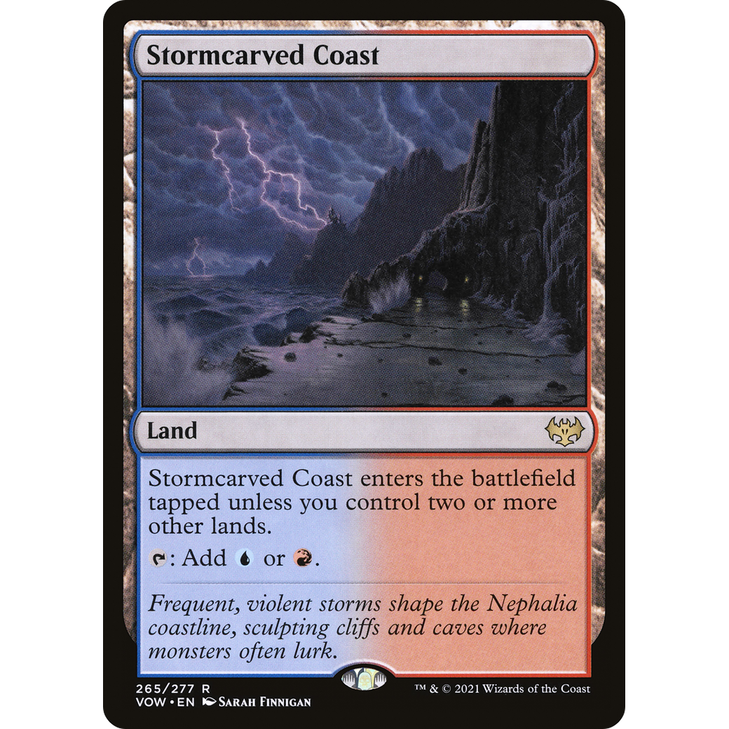 Stormcarved Coast (VOW-265) - Innistrad: Crimson Vow Foil