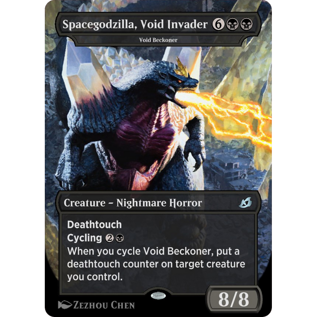 Void Beckoner (IKO-373A) - Ikoria: Lair of Behemoths / Spacegodzilla, Void Invader (Borderless)