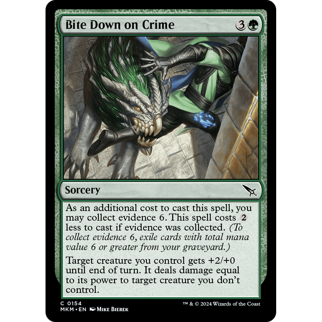 Bite Down on Crime (MKM-154) - Murders at Karlov Manor Foil