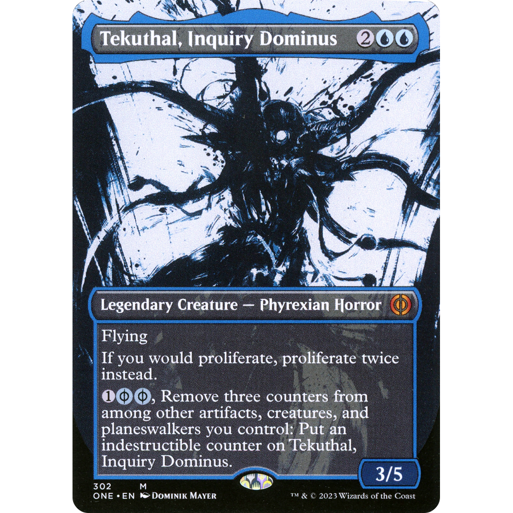 Tekuthal, Inquiry Dominus (ONE-302) - Phyrexia: All Will Be One: (Showcase) (Borderless)