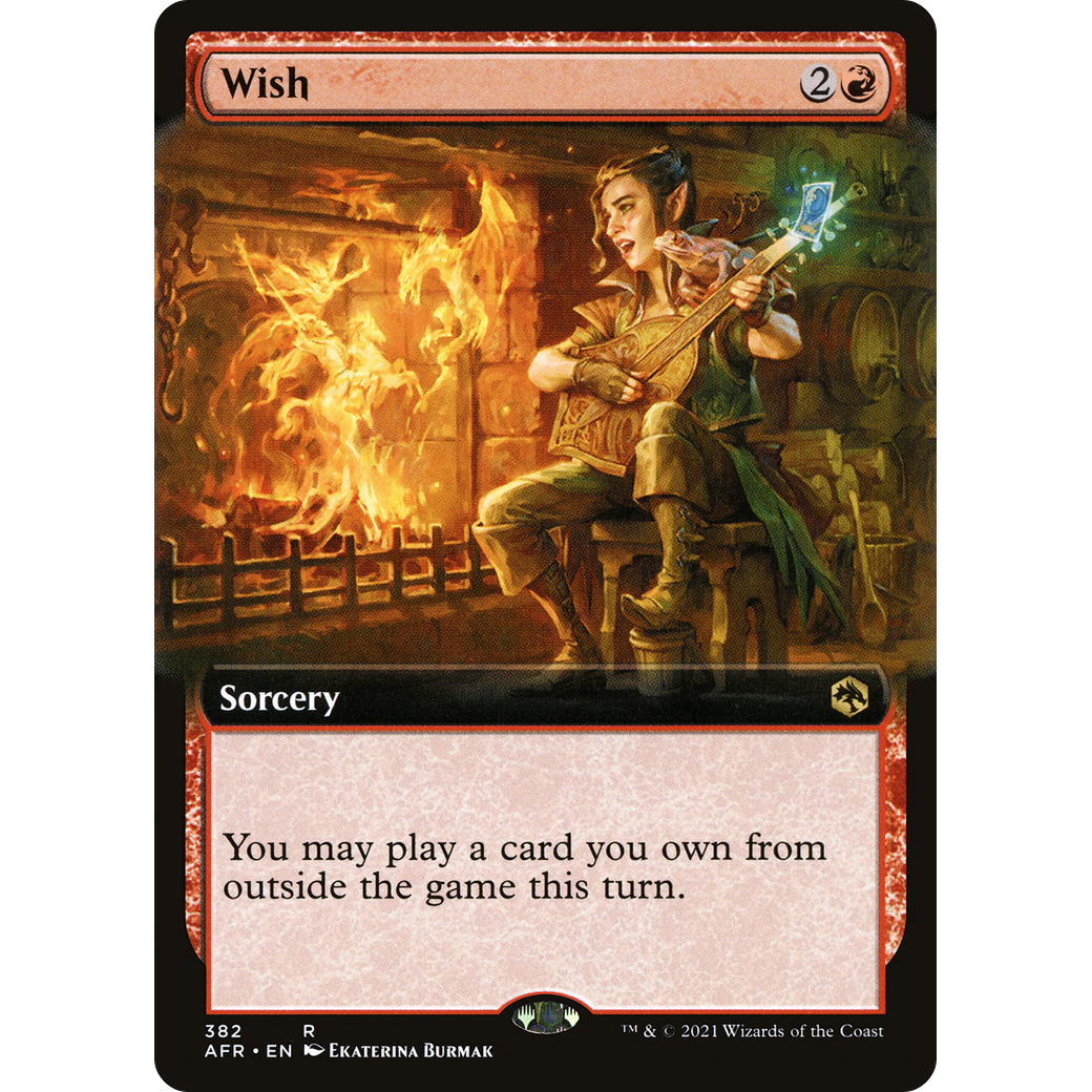 Wish (Extended Art) (AFR-382) - Adventures in the Forgotten Realms: (Extended Art) Foil
