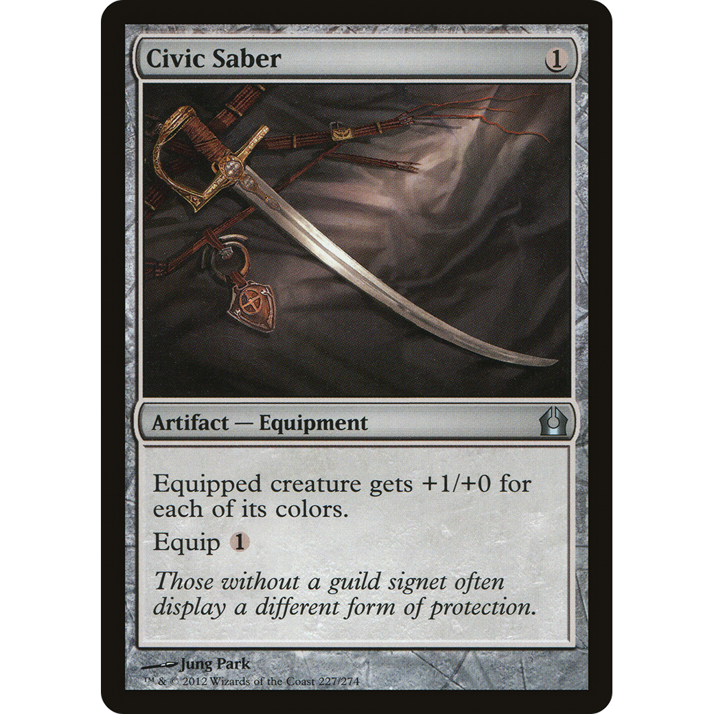 Civic Saber (RTR-227) - Return to Ravnica