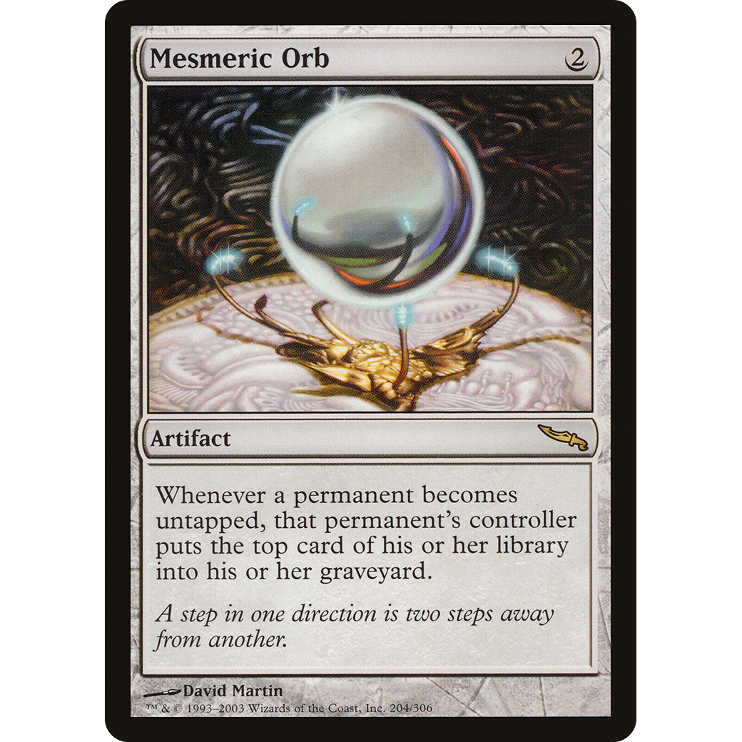 Mesmeric Orb (MRD-204) - Mirrodin Foil