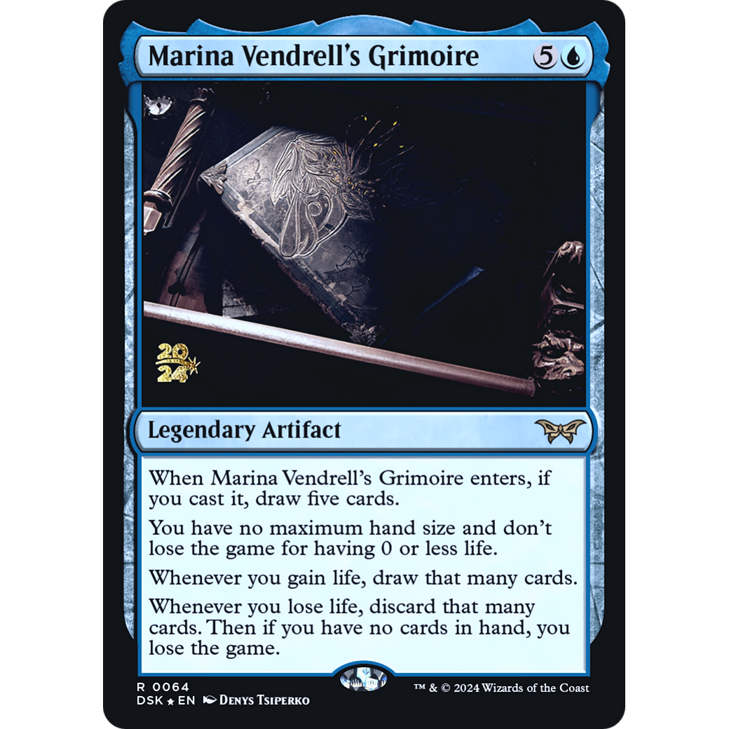 Marina Vendrell's Grimoire (PRE-64S) - Duskmourn: House of Horror Promos Foil