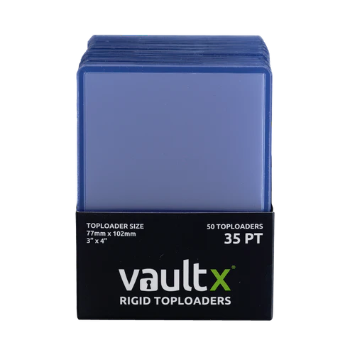 Seamless Rigid 50ct Toploaders 35pt