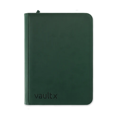 Vault X: Forest Green 9-Pocket Exo-Tec Zip Binder