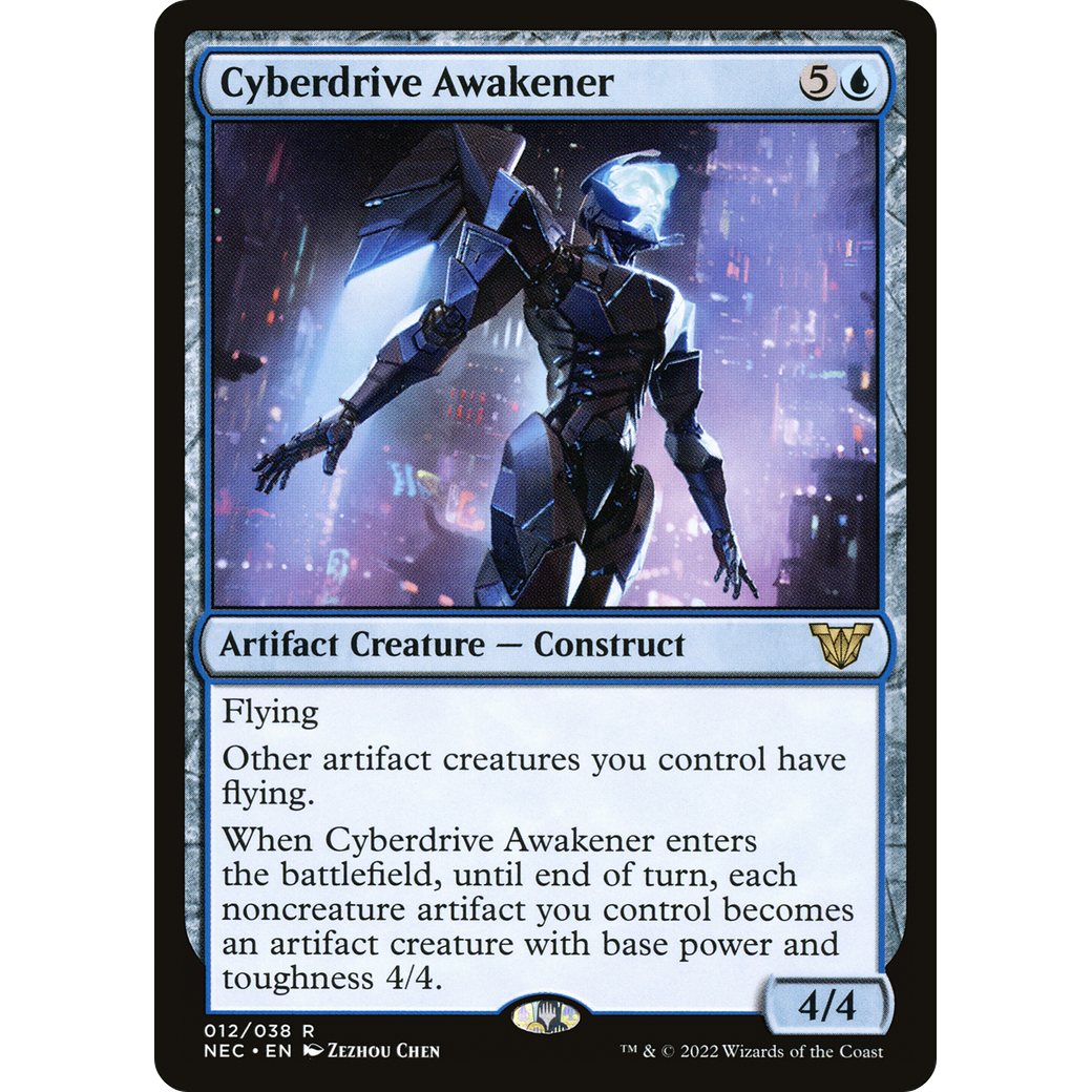 Cyberdrive Awakener (NEC-012) - Neon Dynasty Commander