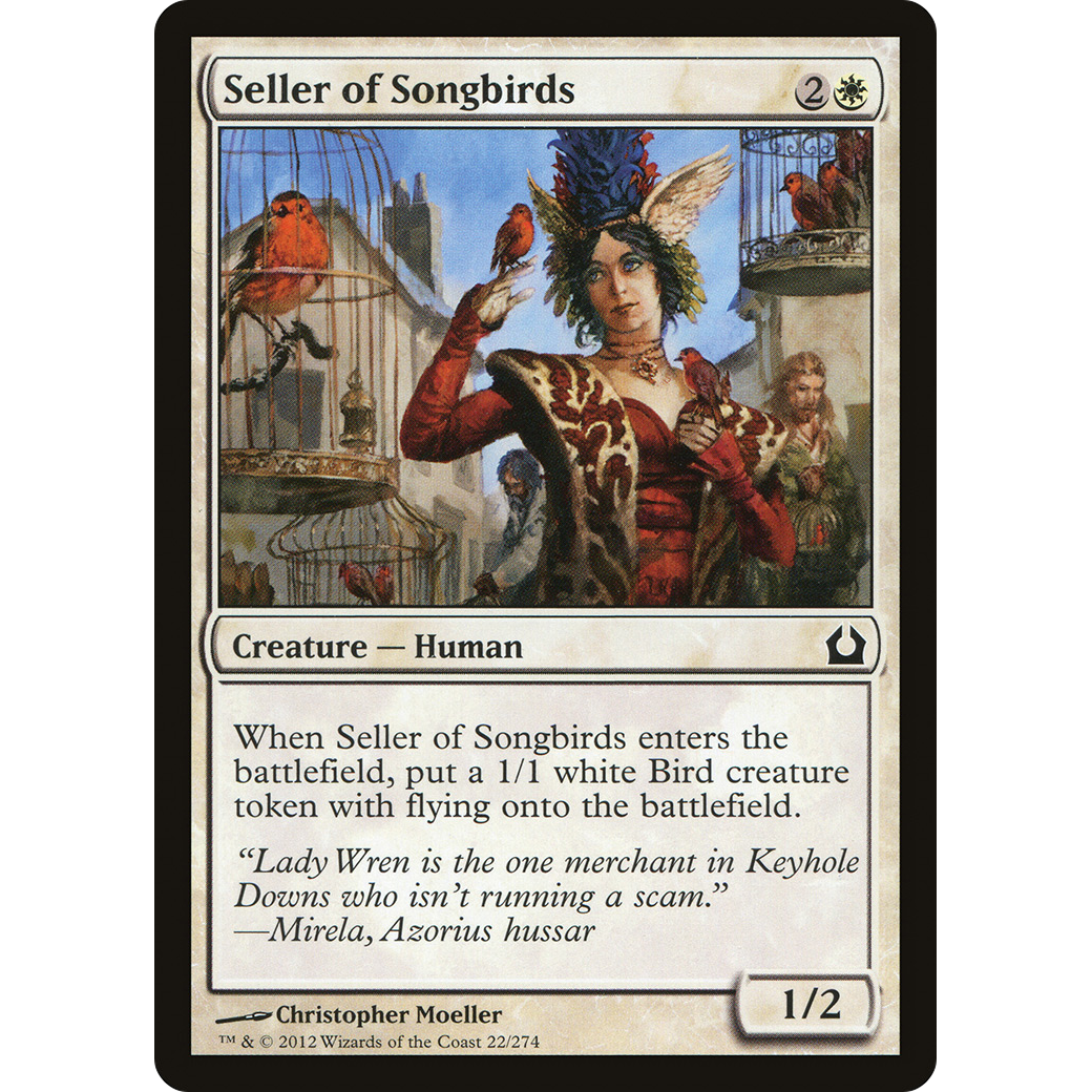 Seller of Songbirds (RTR-022) - Return to Ravnica