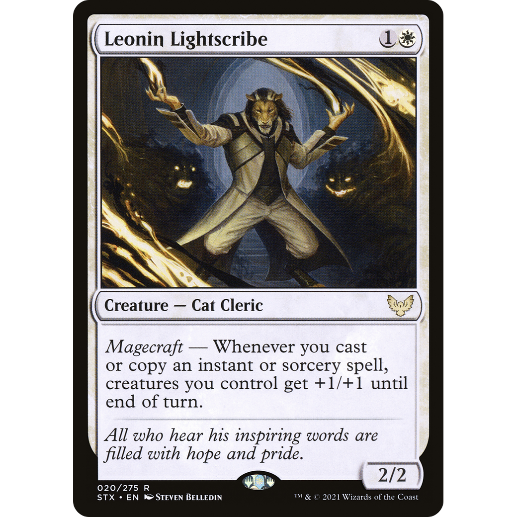 Leonin Lightscribe (STX-020) - Strixhaven: School of Mages Foil