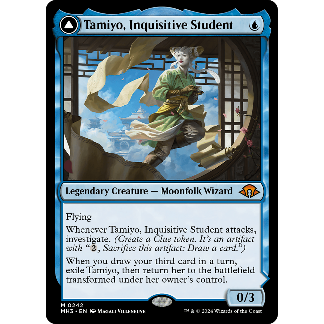 Tamiyo, Inquisitive Student // Tamiyo, Seasoned Scholar (MH3-242) - Modern Horizons 3