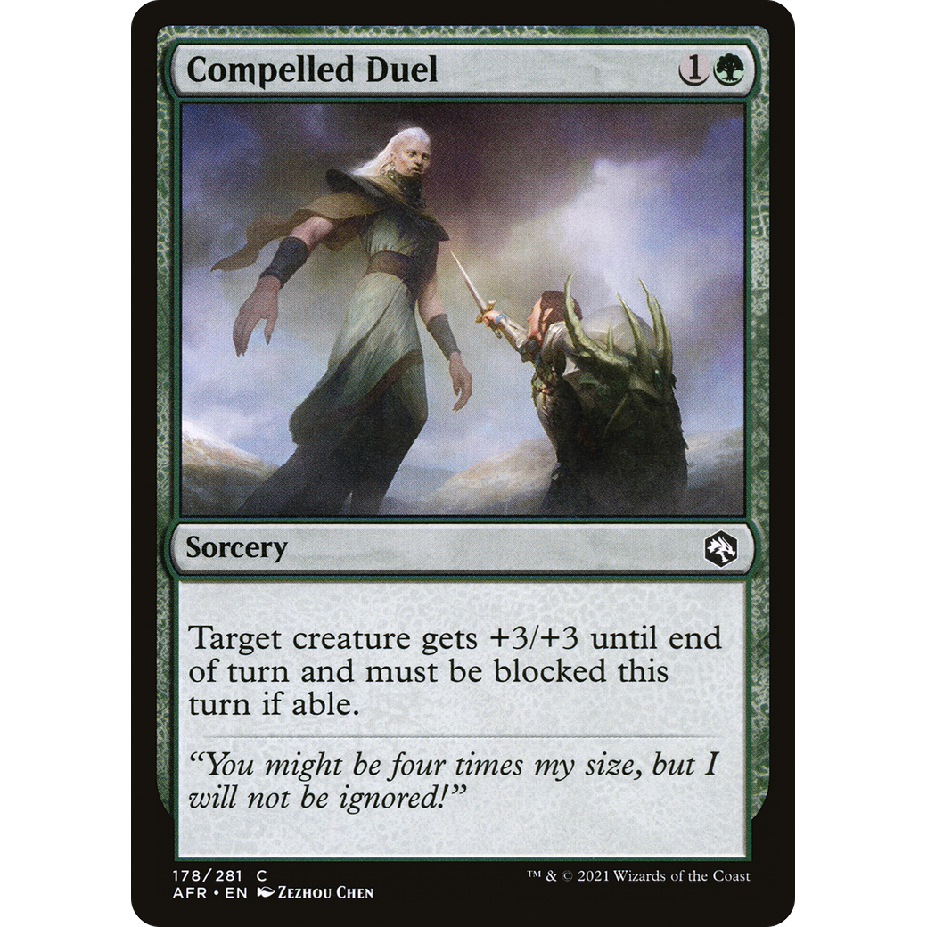 Compelled Duel (AFR-178) - Adventures in the Forgotten Realms Foil