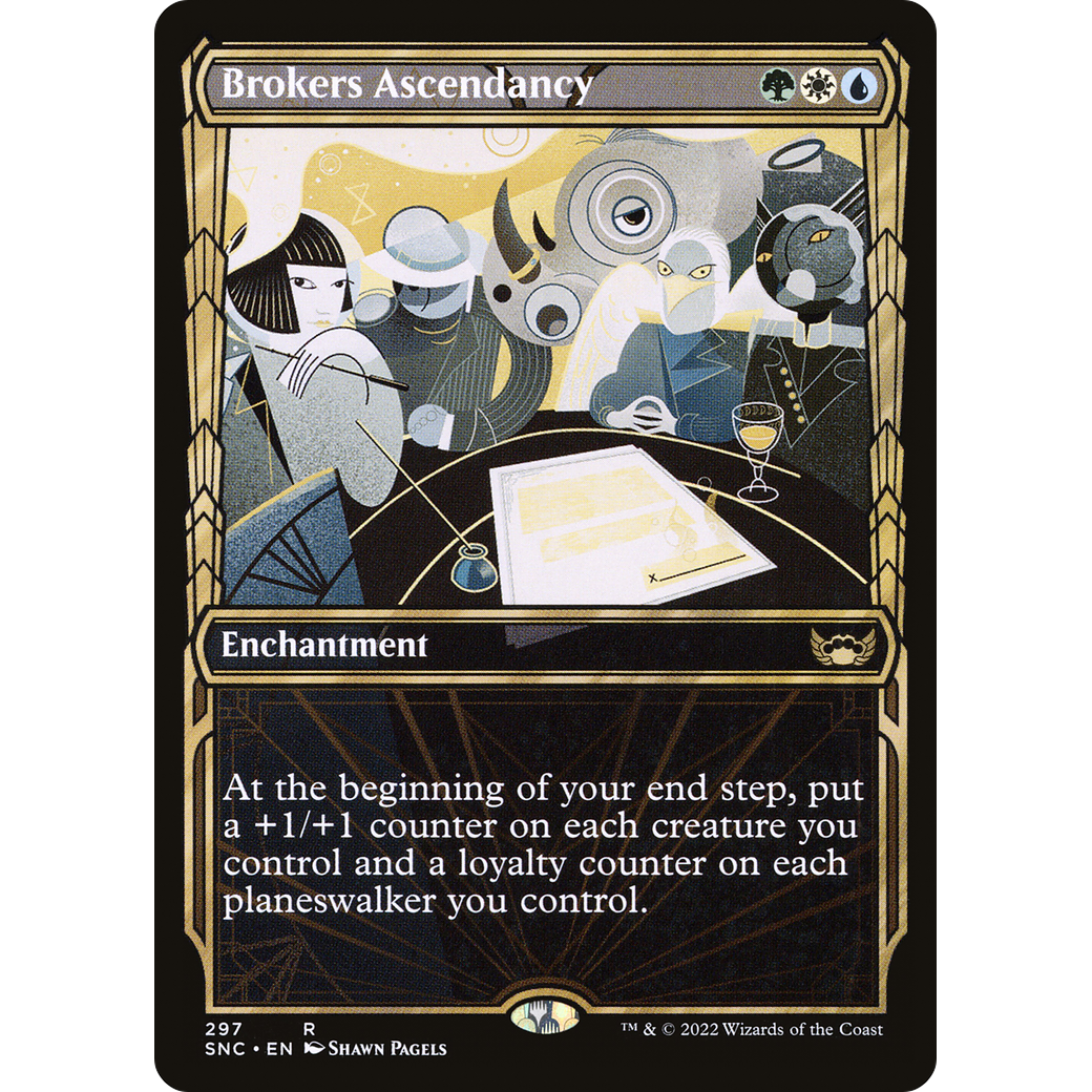 Brokers Ascendancy (Showcase) (SNC-297) - Streets of New Capenna: (Showcase) Foil