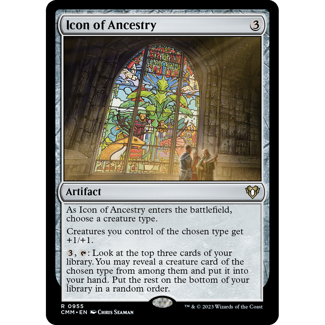 Icon of Ancestry (CMM-955) - Commander Masters