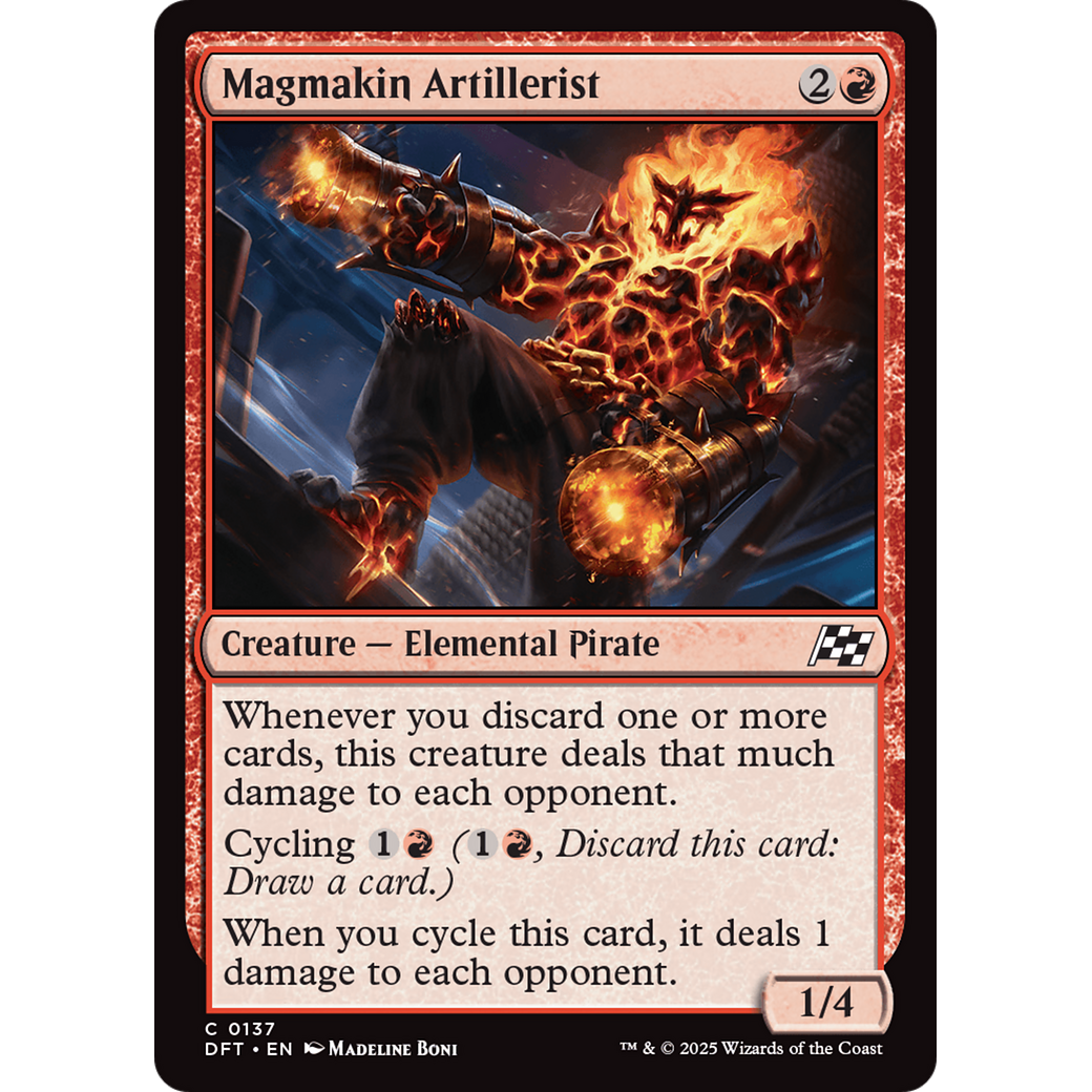 Magmakin Artillerist (DFT-137) - Aetherdrift Foil