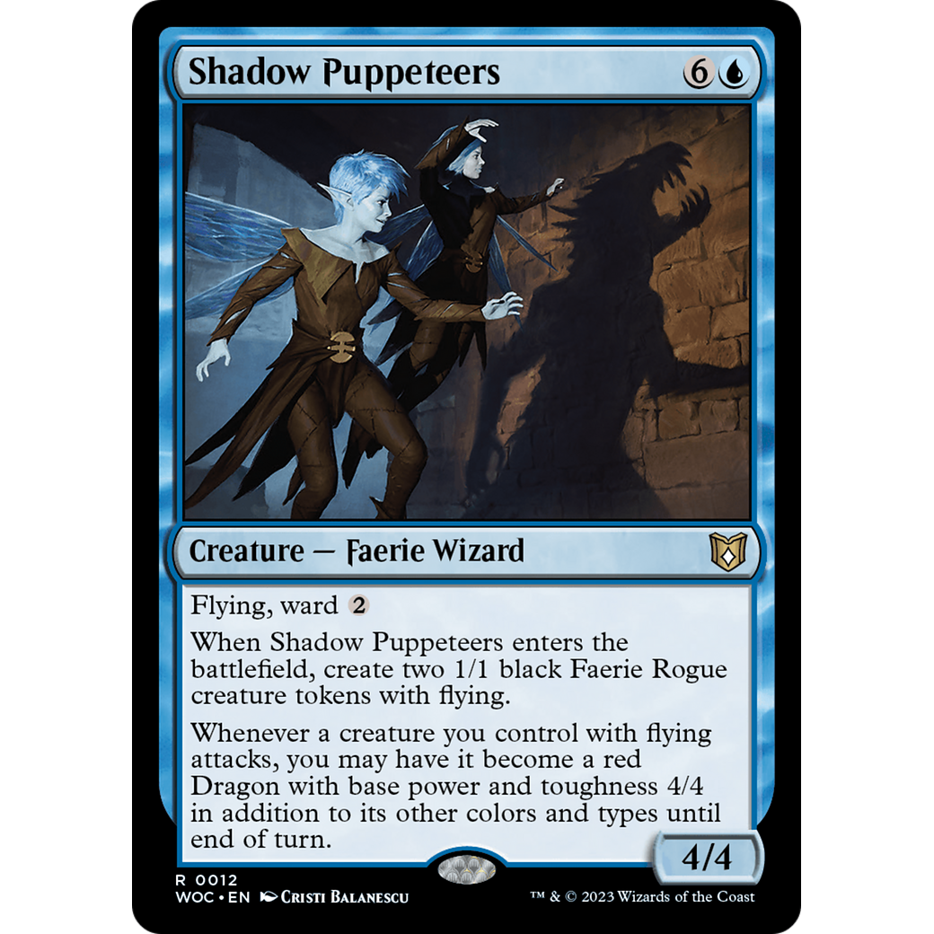 Shadow Puppeteers (WOC-012) - Wilds of Eldraine Commander