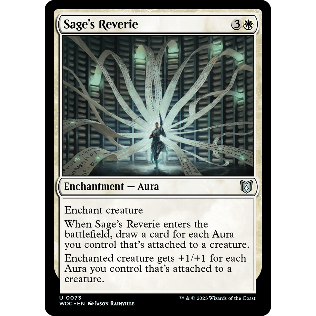 Sage's Reverie (WOC-073) - Wilds of Eldraine Commander