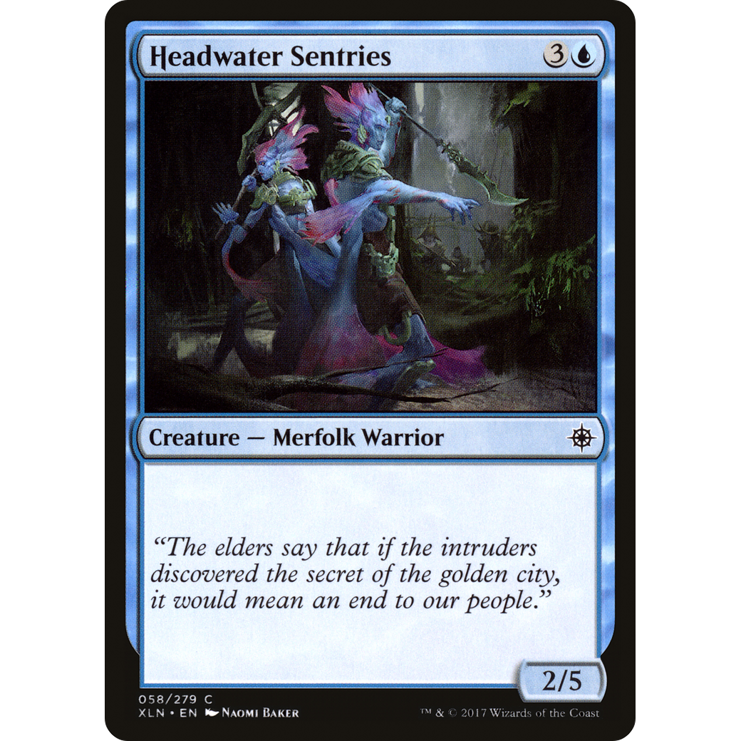 Headwater Sentries (XLN-058) - Ixalan Foil