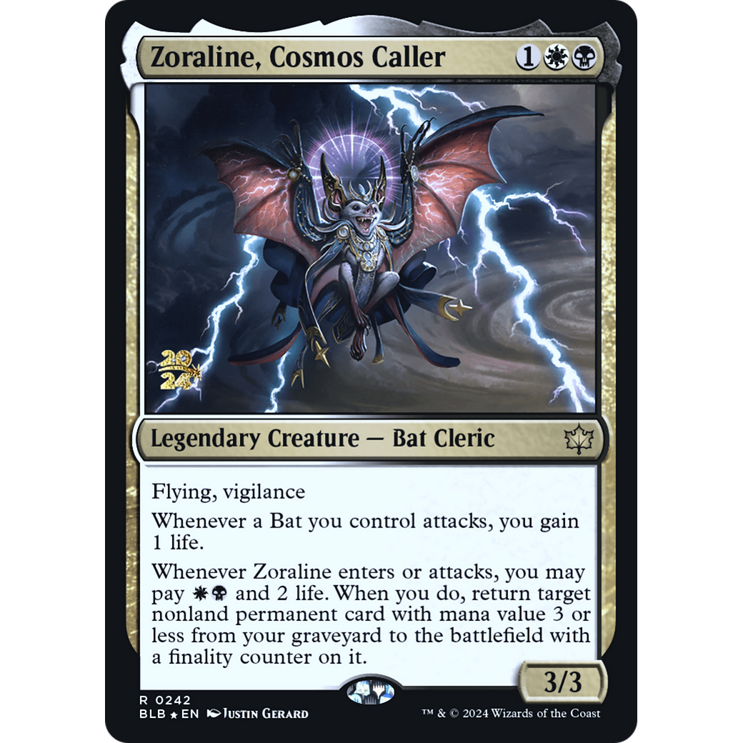 Zoraline, Cosmos Caller (PRE-242S) - Bloomburrow Promos Foil
