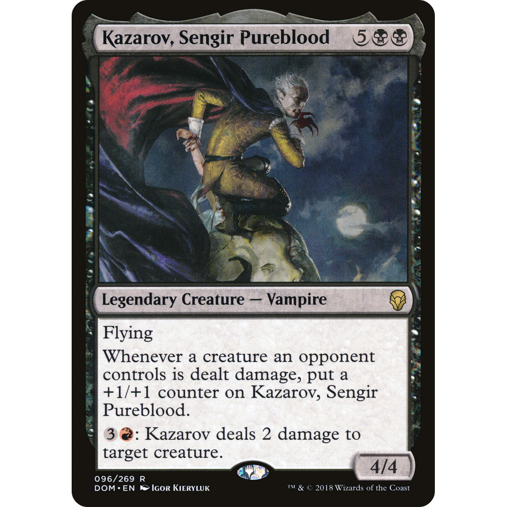 Kazarov, Sengir Pureblood (DOM-096) - Dominaria Foil