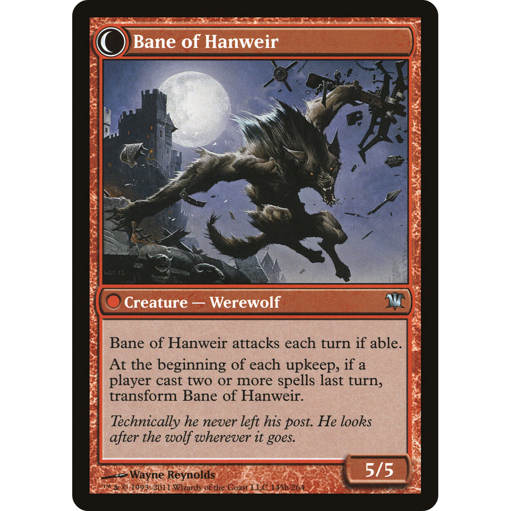 Hanweir Watchkeep (ISD-145) - Innistrad: (Double Faced Transform) Foil