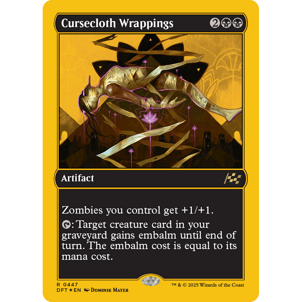 Cursecloth Wrappings (DFT-447) - Aetherdrift Foil