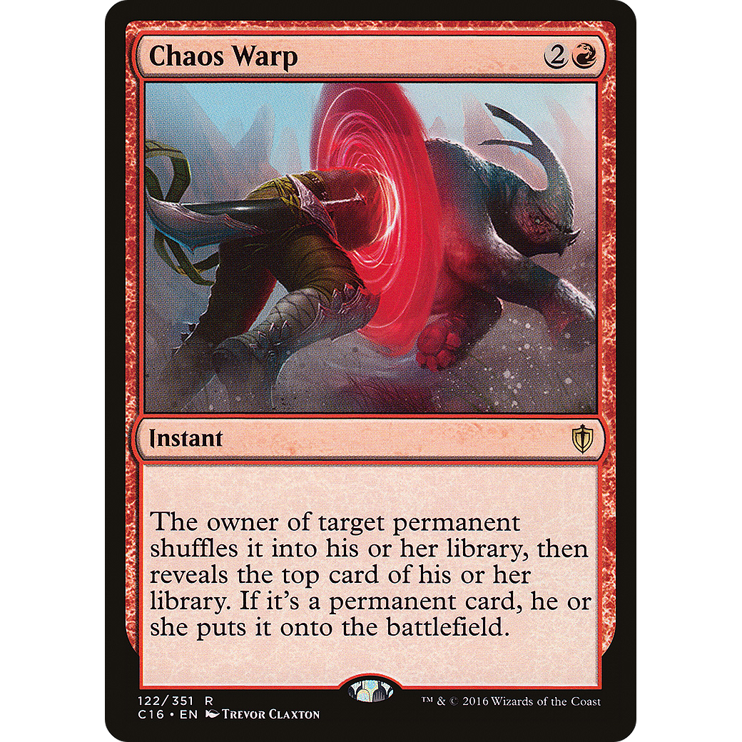 Chaos Warp (C16-122) - Commander 2016