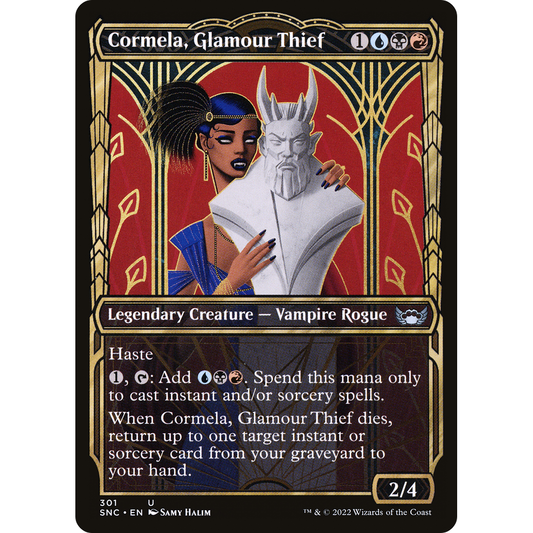 Cormela, Glamour Thief (Showcase) (SNC-301) - Streets of New Capenna: (Showcase) Foil