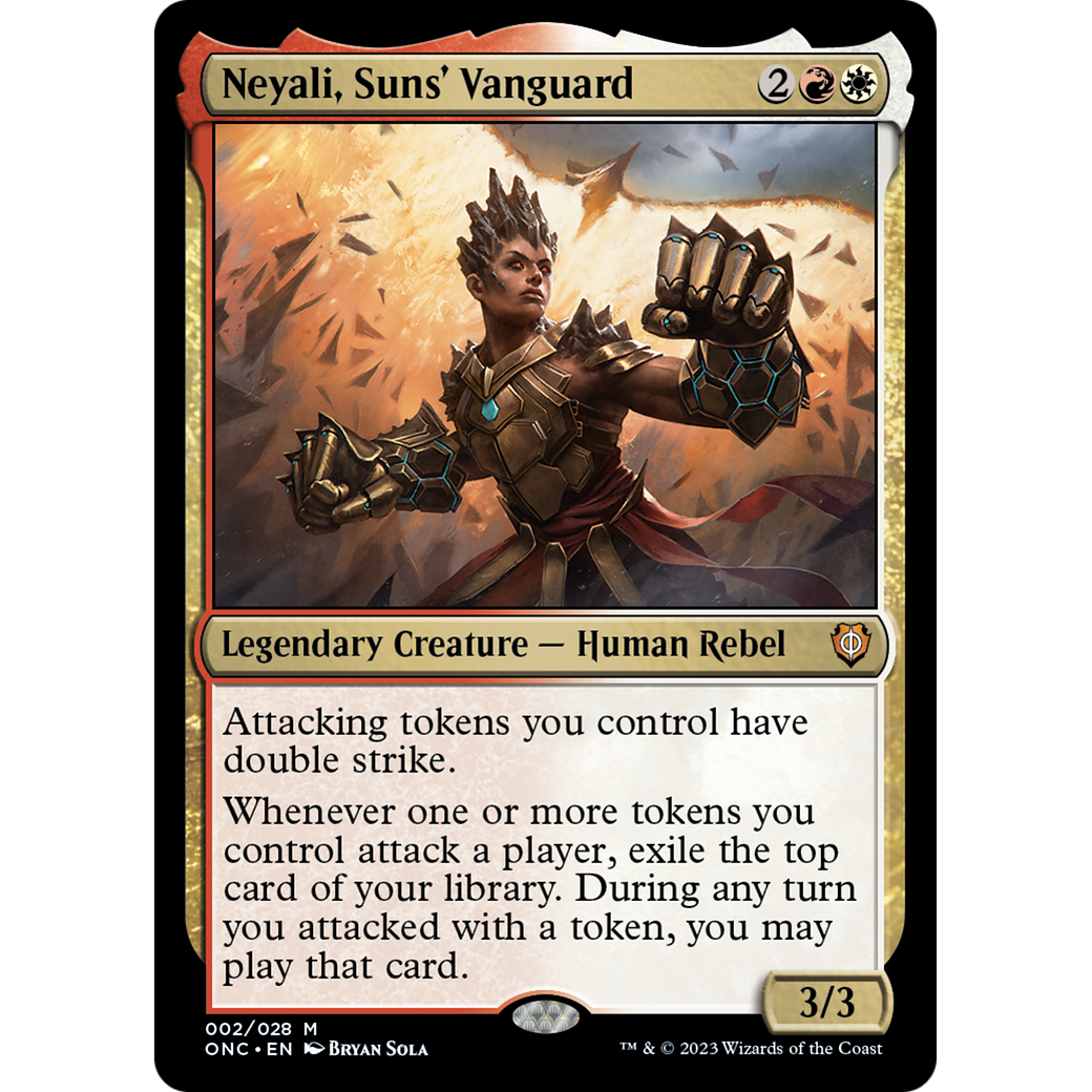 Neyali, Suns' Vanguard (ONC-002) - Phyrexia: All Will Be One Commander