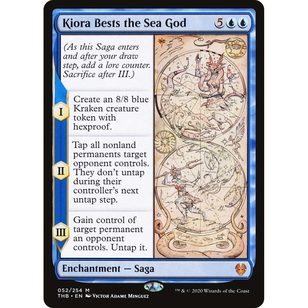 Kiora Bests the Sea God (THB-052) - Theros Beyond Death Foil