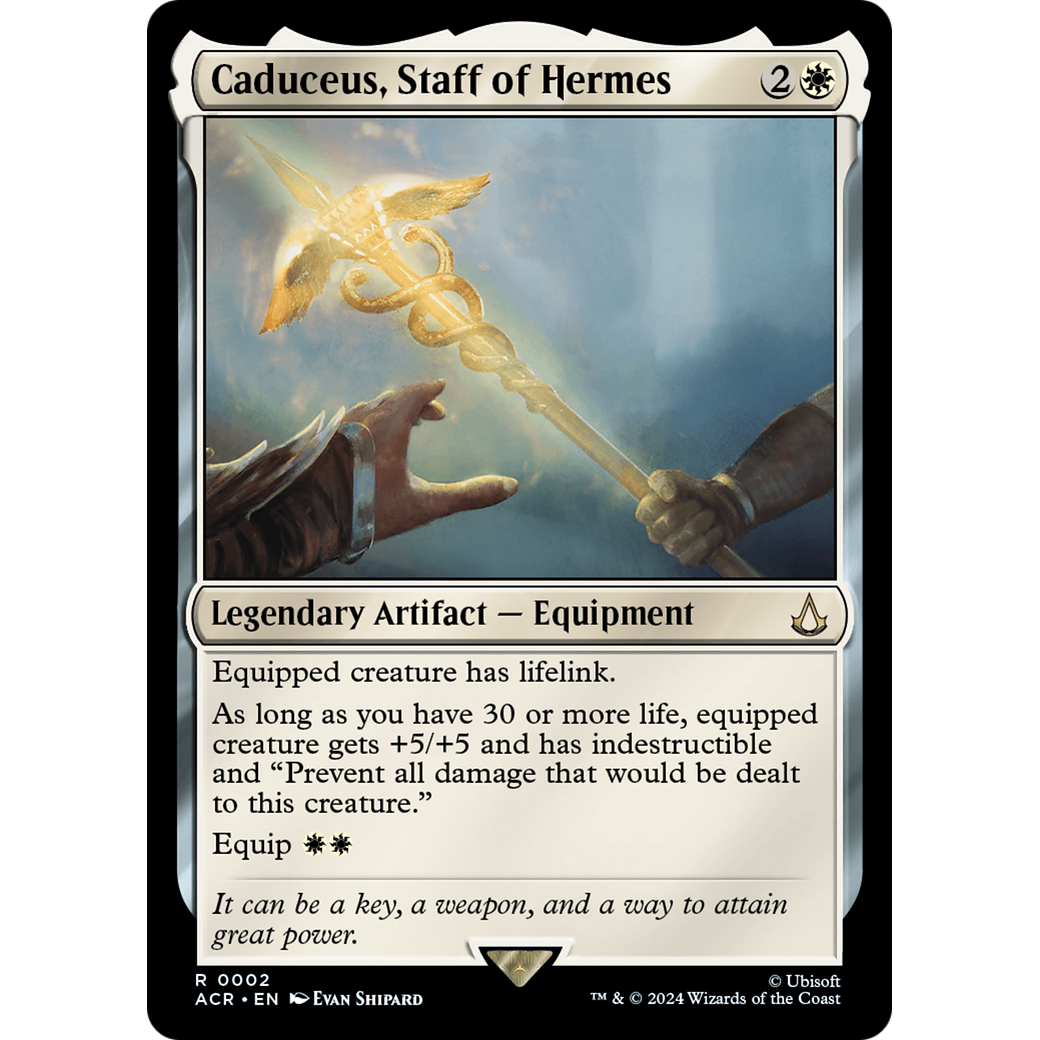 Caduceus, Staff of Hermes (ACR-002) - Assassin's Creed Foil