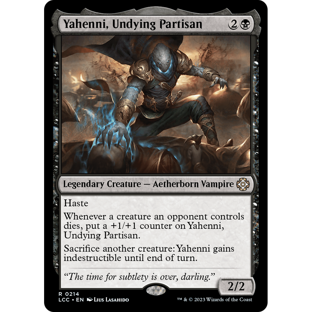 Yahenni, Undying Partisan (LCC-214) - The Lost Caverns of Ixalan Commander