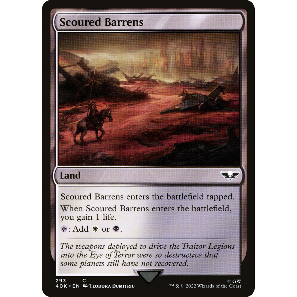 Scoured Barrens (40K-293) - Warhammer 40,000 Commander